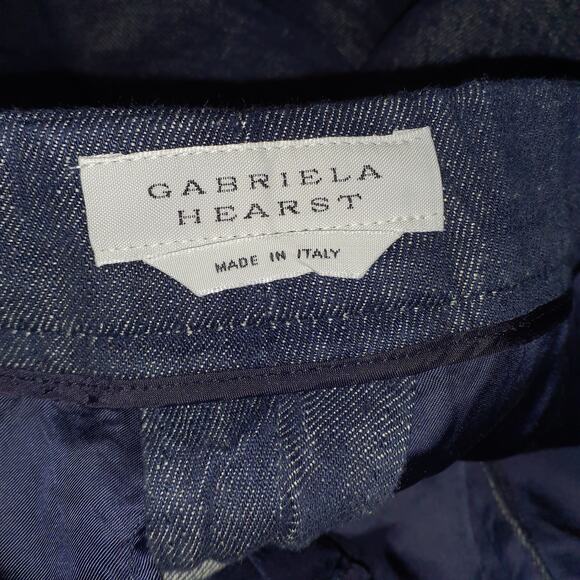 Gabriela Hearst Classic Blue Trousers Clothing Size 38 - Picture 4 of 5